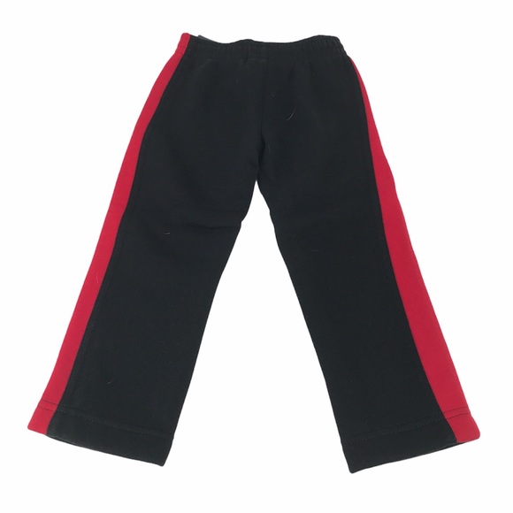 Nike Sweatpants, Black, Red, 2T - Picture 2 of 6